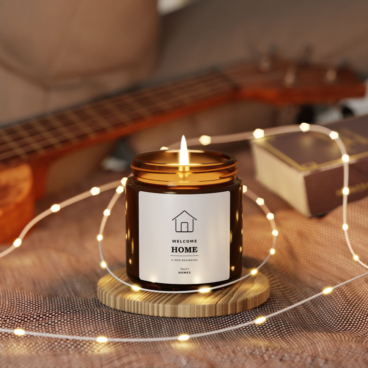 Hustl'n Homes First Apartment Scented Soy Candle