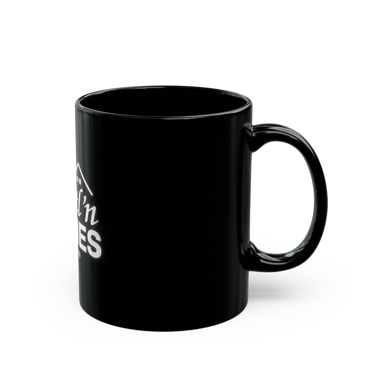 Hustl’n HOMES Black Coffee Mug