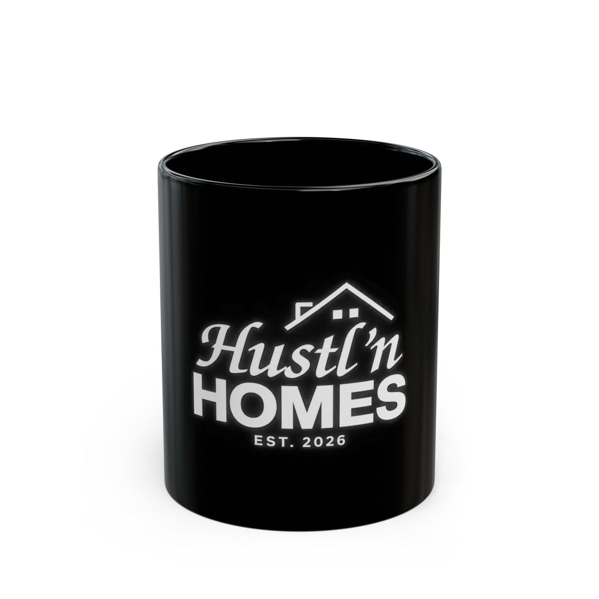 Hustl’n HOMES Black Coffee Mug