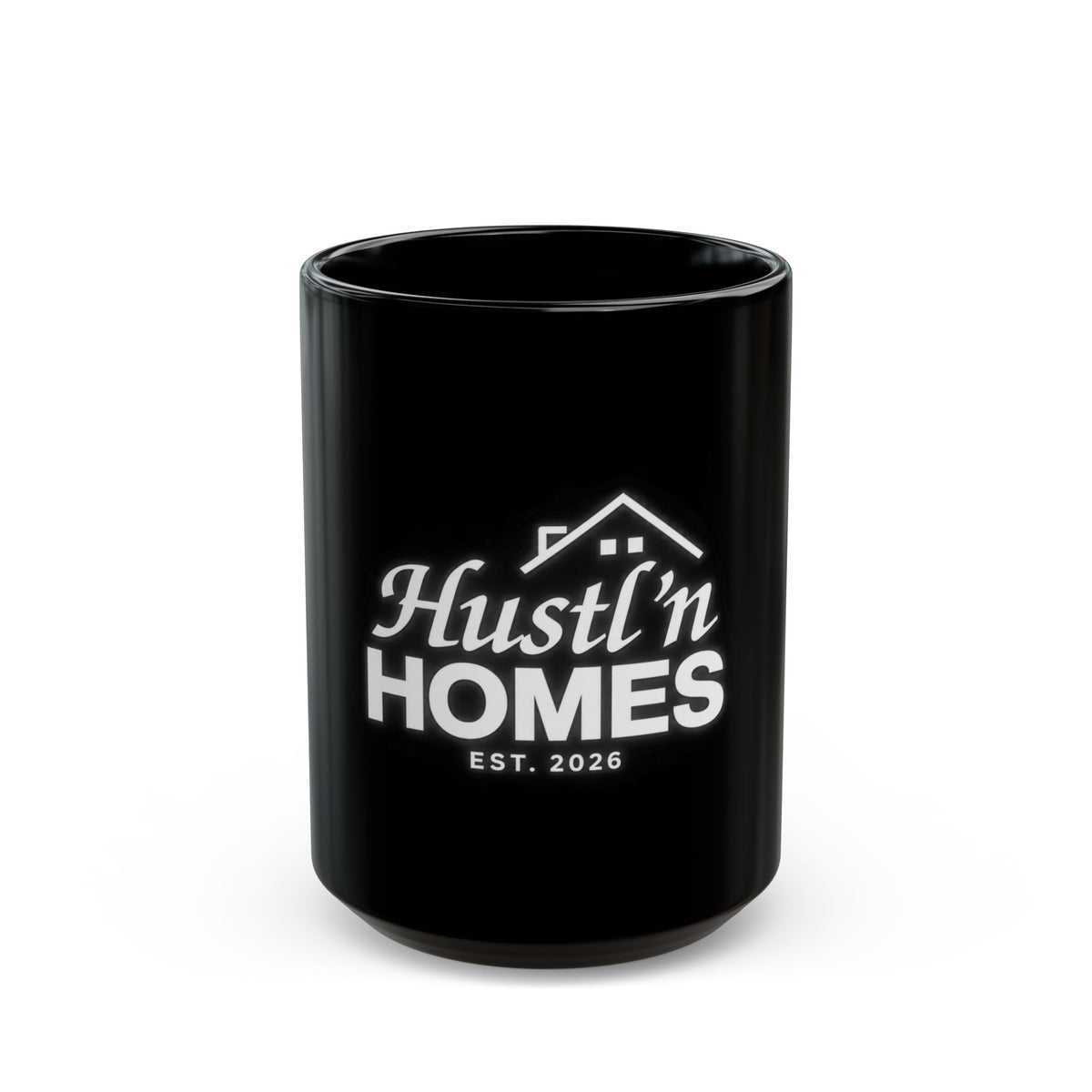 Hustl’n HOMES Black Coffee Mug