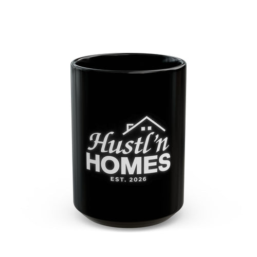 Hustl’n HOMES Black Coffee Mug
