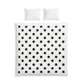 Black Polka Dot Cotton Bed Set