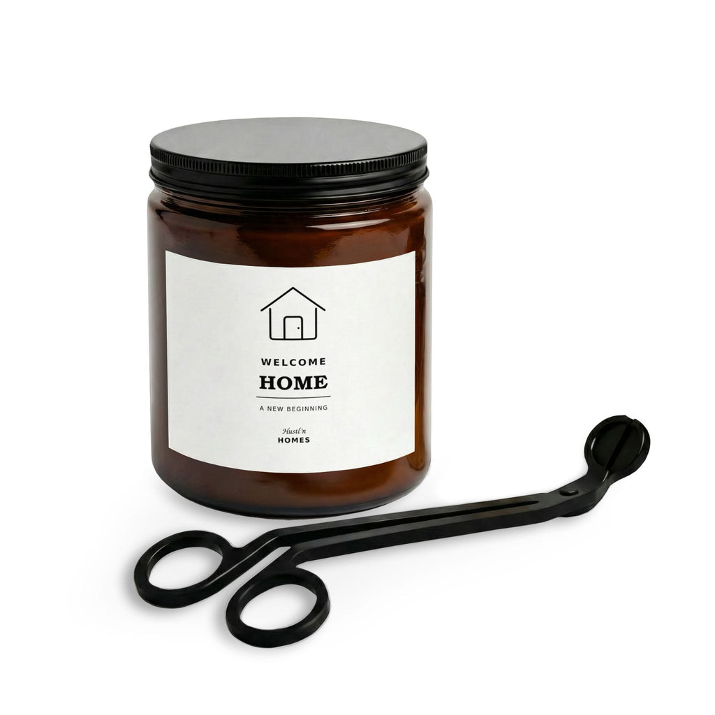 Hustl'n Homes Welcome Home Candle Set with Wick Trimmer