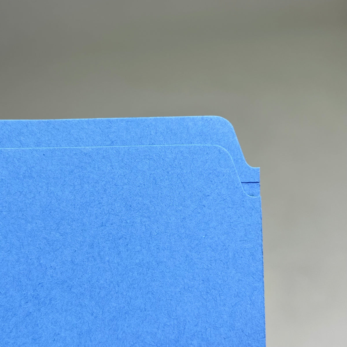 SMEAD (100 PACK) Color File Folders W/ Reinforcement Tabs 1/3 Cut Blue 12034